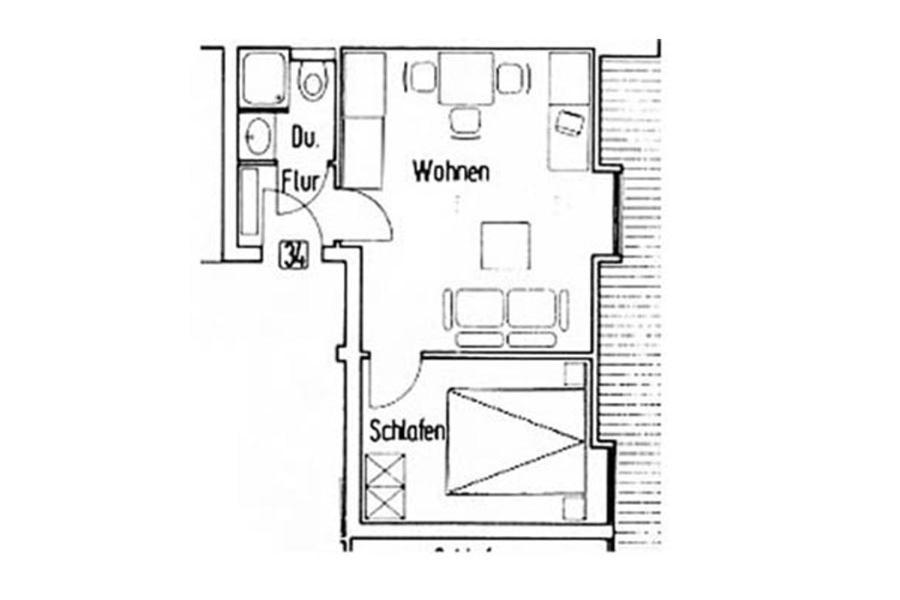 Haus Bielefeld Ferienwohnung 34 Нордерней Екстериор снимка